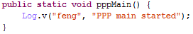 Creating log entries in an older Triada version