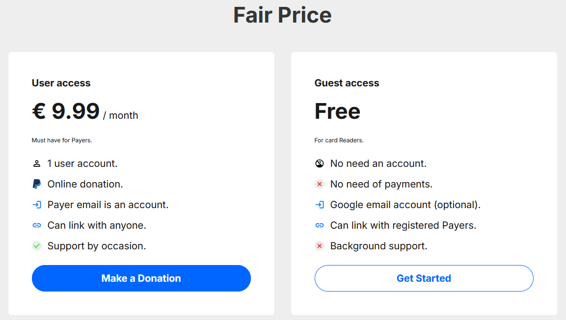 Figure 3. HandyPay monetization information from the official website Figure 3. HandyPay monetization information from the official website