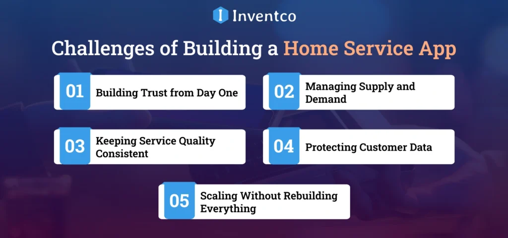 Challenges of Building a Home Service App